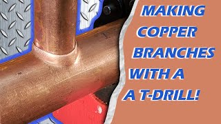 Making Copper Branches With a TDrill [upl. by Lucais761]