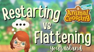 Restarting vs Flattening Your Animal Crossing Island  What is the Best Option for You [upl. by Flyn]