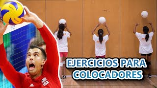 9 EJERCICIOS PARA COLOCADORESLEVANTADORES EN VOLEIBOL 🏐 [upl. by Adelheid464]