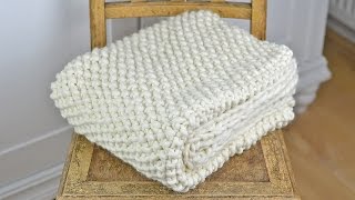 WolldeckePlaidBlanket stricken  Vorstellung eines Strickkit von quotWE ARE KNITTERSquot [upl. by Kadner149]