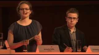 Jugend debattiert Bundesfinale 2015  Finaldebatte Altersgruppe 2 [upl. by Kamal705]