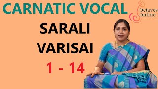 Sarali Varisai  1  14 All three speeds [upl. by Hillegass]