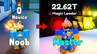 Reached 20 Trillion Power Defeat All Boss Solo Noob To Master  Sorcerer Fighting Simulator Roblox [upl. by Atsuj823]