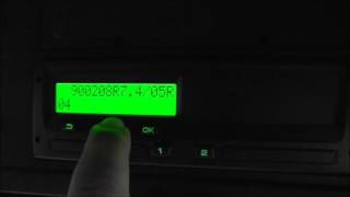 Stoneridge Tachograph How To Access Info On The Display [upl. by Nimaj]