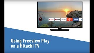 Using Freeview Play on Hitachi TV [upl. by Alamap350]