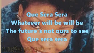 Judy Boucher  Que Sera Sera reggae lyrics [upl. by Burnside]