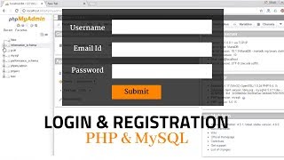 Create Login And Registration Form Using PHP amp MySQL [upl. by Giwdul]