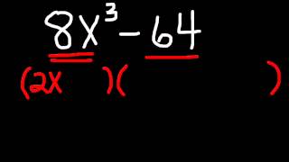 Factoring Binomials  Cubes 2 [upl. by Alyl]