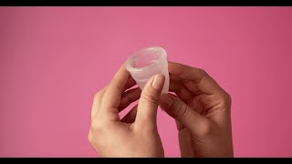 How to fold and insert the Diva Cup [upl. by Stephani271]