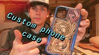 How to make a Custom Tooled phone case [upl. by Dalila]