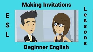 Making an Invitation  Making Plans  English Conversation [upl. by Alameda151]