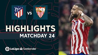 Resumen de Atlético de Madrid vs Sevilla FC 61 [upl. by Yragerg]