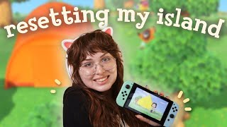 Why I chose to RESTART my ACNH island lets play pt 1 [upl. by Rossner516]