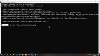 How to create virtual environment in Python Windows 10 [upl. by Furlani]