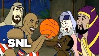 TV Funhouse The Harlem Globetrotters First Christmas  SNL [upl. by Ahsuoj225]