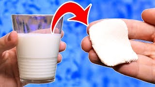 CÓMO HACER PLÁSTICO CASERO CON LECHE [upl. by Aicele]