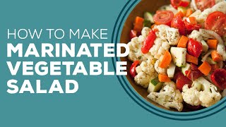 Blast From The Past Marinated Vegetable Salad Recipe [upl. by Olen]