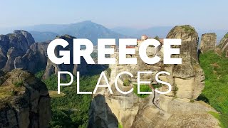 10 Best Places to Visit in Greece  Travel Video [upl. by Noletta]