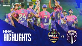 Lanka T10 Super League 2024 I The Final Highlights I Hambantota Bangla Tigers vs Jaffna Titans [upl. by Llezniuq]