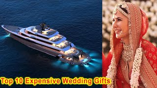 Top 10 Katrina Kaif Expensive Wedding Gifts from Bollywood Stars with Vicky Kaushal [upl. by Anitsirk]