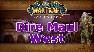 Classic WoW Dungeon Guide Dire Maul West 5860 [upl. by Aicelav]