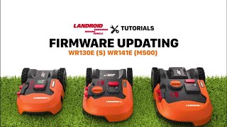 Firmware Updating  WORX Landroid [upl. by Nakhsa]