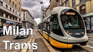 🇮🇹 Trams in Milan  Tranviaria di Milano 4K 2020 [upl. by Adnorahc]