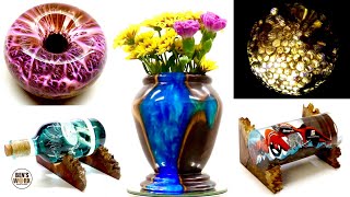 5 Amazing Epoxy Resin Art Projects [upl. by Follansbee863]