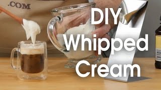 DIY whipped cream in 60 seconds [upl. by Fennelly324]