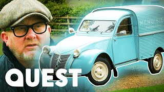 Citroen 2CV Van How To Upgrade With Authentic Original Parts  Salvage Hunters Classic Cars [upl. by Anirol]