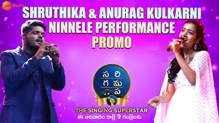 Shruthika amp Anurag Ninnele Performance Promo  SaReGaMaPa The Singing Superstar  1 May Sun 9PM [upl. by Amalita]