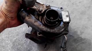 DACIA LOGAN 15DCI HOW TO REPLACE TURBOCHARGER [upl. by O'Doneven]