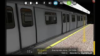 Hmmsim 2  MTR Modified Initial System 1980 Mtrain from Central to Kwun Tong [upl. by Yelah161]