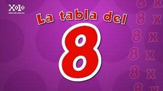 La tabla del 8  Videos Aprende  tabladel8 [upl. by Aleakim488]