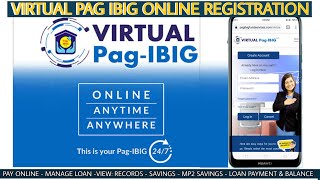 VIRTUAL PAGIBIG ONLINE REGISTRATION [upl. by Naamann726]