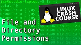 Linux Crash Course  Understanding File amp Directory Permissions [upl. by Zoa]