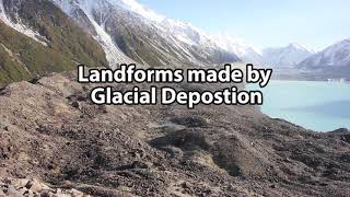 Landforms made by Glacial Deposition [upl. by Yoj]