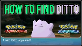 Lets Find Ditto in Pokemon Omega Ruby and Alpha Sapphire  Mirage Spot Location [upl. by Ande]