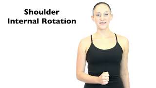 Shoulder Internal Rotation [upl. by Divad]