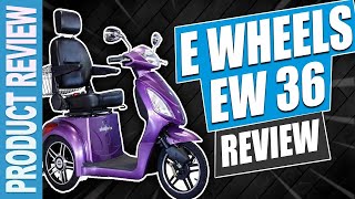 💥E Wheels EW 36 Scooter Review Video [upl. by Dnar]