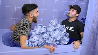 FREEZING ICE BATH CHALLENGE [upl. by Juni]