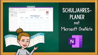 Digitaler Schuljahresplaner mit Microsoft OneNote [upl. by Nelsen926]