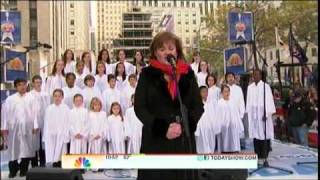 Susan Boyle  O Holy Night Today Show Rockefeller Plaza NY 23 Nov 10 [upl. by Tommie318]