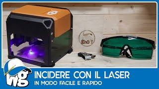 Incisione laser rapida e veloce [upl. by Bolling]