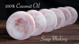 Coconut Oil Soap Making [upl. by Sidoon]