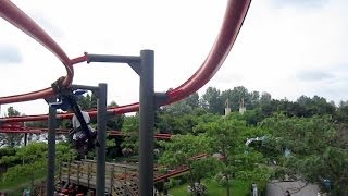 Vleermuis front seat onride HD POV Plopsaland De Panne [upl. by Reuben883]