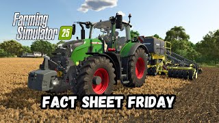 Fact Sheet Friday Part 3  Farming Simulator 25 XBOX [upl. by Gaither465]