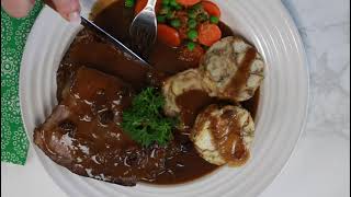 Sauerbraten Rhenish  Authentic German Sauerbraten Recipe [upl. by Eanat644]