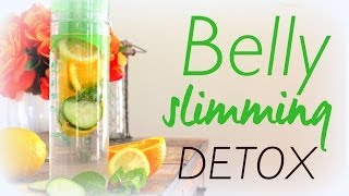 Natural Belly Slimming Detox Water Recipe [upl. by Nylesoj434]