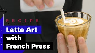 How To Make Cappuccino At Home with French Press [upl. by Dill]